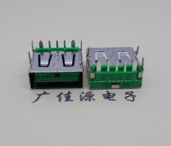辽宁5A大电流 快充接口 USB5p绿胶芯 常规母座