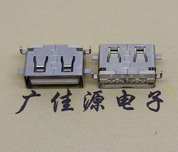 辽宁USB母座 前贴后插 沉版1.1/1.9总长8.5mm大电流