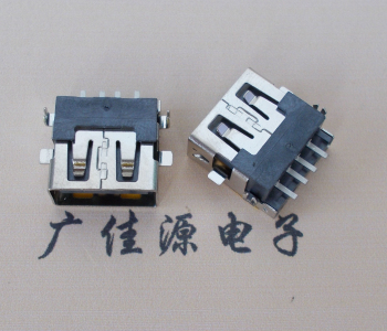 辽宁 USB母座 贴片沉板3.5/4.9 直口/卷口铜壳/铁壳