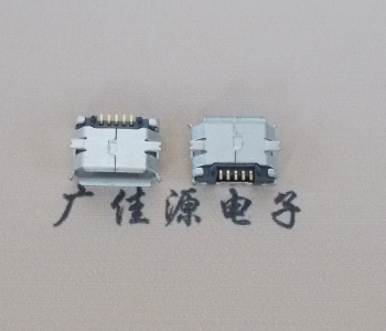 辽宁MICRO USB 5Pin母座 贴板封装接口 卷边镀雾锡