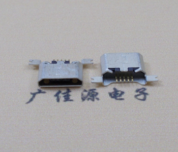 辽宁MK USB B Type 沉板0.9母座后两脚SMT口不卷边
