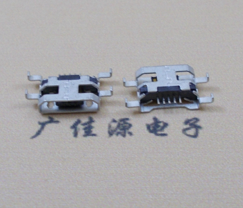 辽宁MICRO USB 5PIN接口 沉板1.6MM 四脚插板无导位