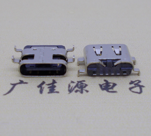 辽宁USBType-C6P母座卧式接口沉板0.8mm
