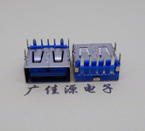 辽宁 USB5安大电流母座 OPPO蓝色胶芯,快速充电接口