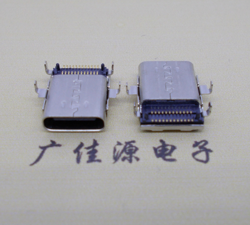 辽宁沉板usb 3.1 type-c24p母座双排贴板L=12.8mm