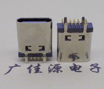 辽宁立式直插usb type-c14p母座长L=10.0mm