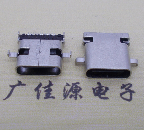 辽宁卧式type-c24p母座沉板1.1mm前插后贴连接器