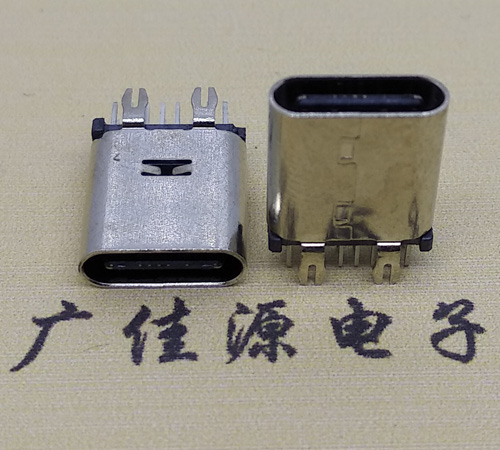 辽宁直立式type-c14p母座接口 usb type-c连接器