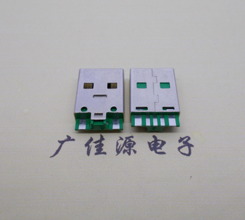 辽宁usb5a公头.5p焊线带ic.大电流oppo闪充