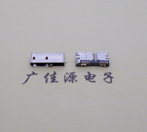 辽宁无卷边micro usb3.0母座10pin全脚贴