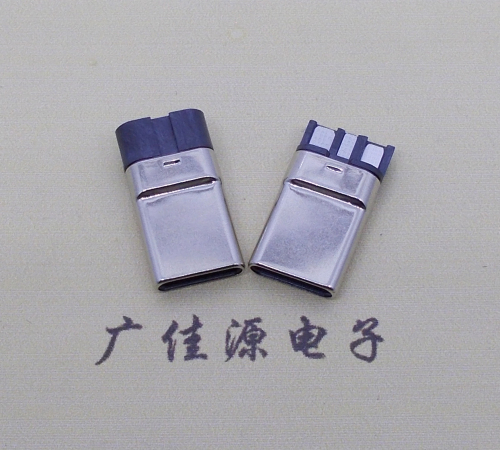 辽宁焊线式 type c11p拉伸公头连接器总体长15.9mm