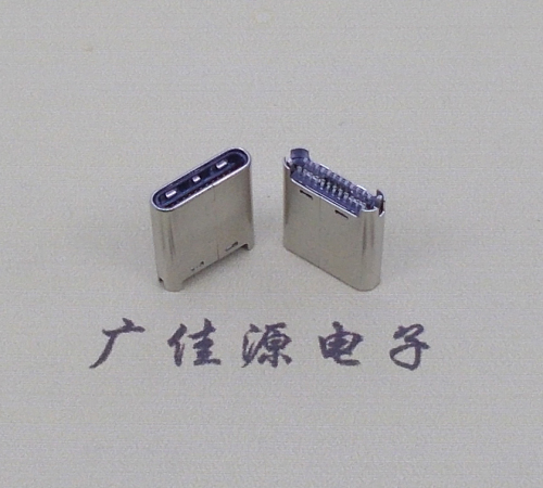 辽宁TYPE-C公头24P夹0.7mm厚度PCB板 外壳铆压和拉伸两种款式 可高数据传输和快速充电音频等功能