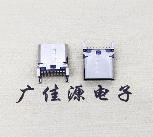 辽宁USB 3.1TYPE-C16Pin立贴母头座子引脚接线正负级详解