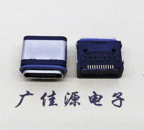 辽宁防水TYPE-C24Pin卧式母座. 额定电流3A电压20VV 