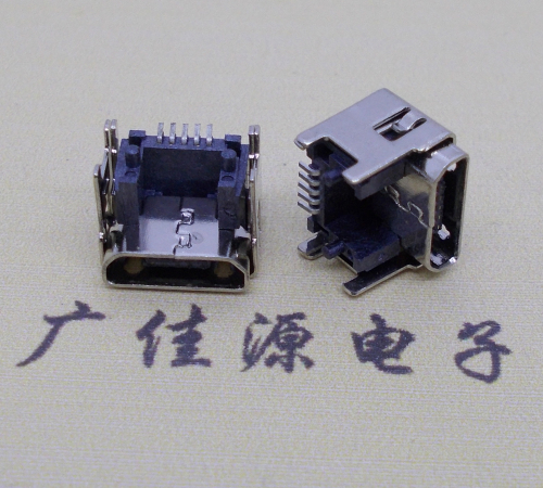 辽宁MICRO USB5pin加高母座 垫高1.55/2.5/3.04/4.45尺寸接口