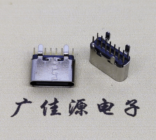 辽宁USB 3.1TYPE C直插母座16Pin引脚图正负极规范